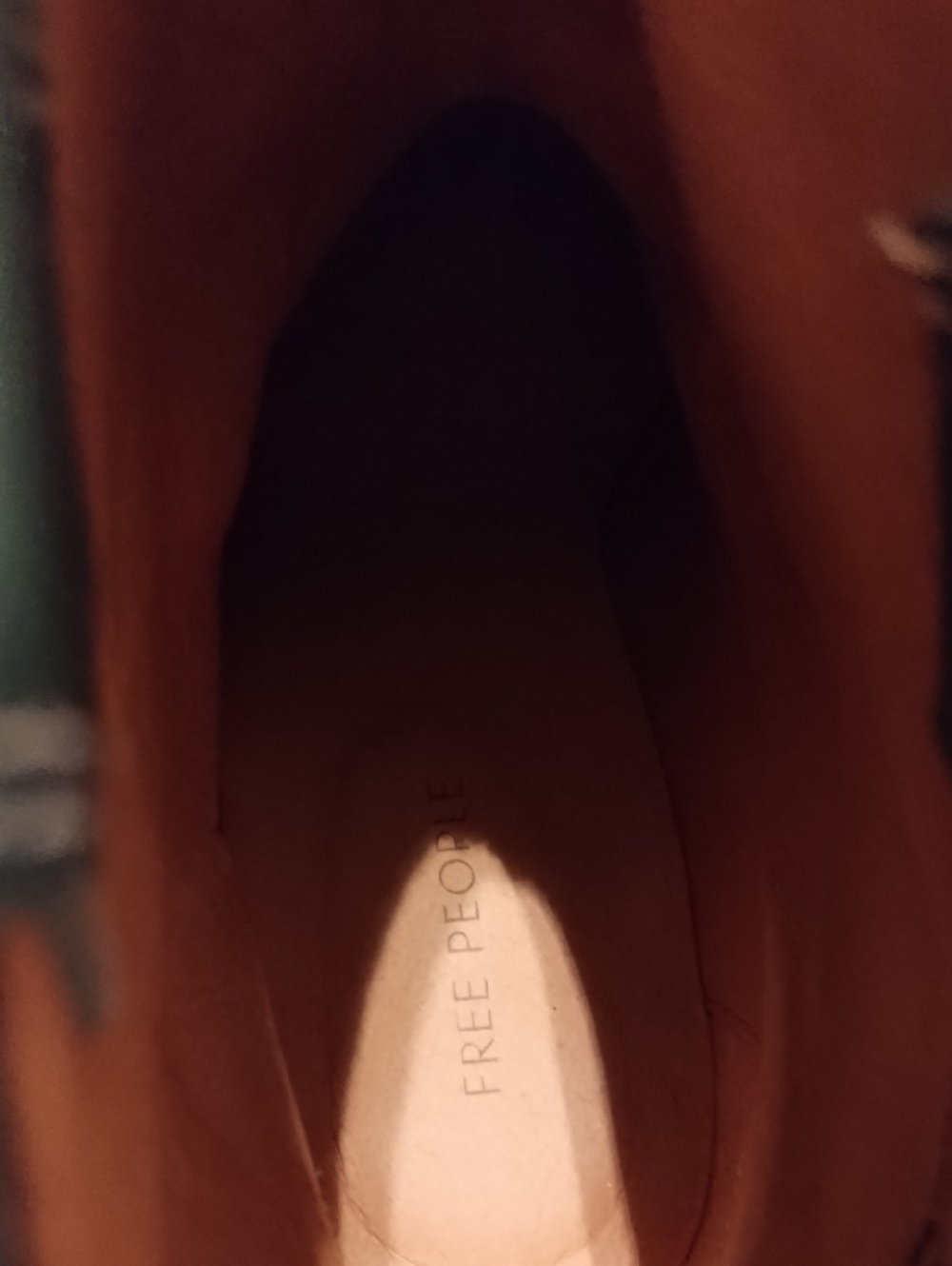 Free People Wandering Western Cowboy Boots Green Leather 7 Like New - Picture 10 of 12